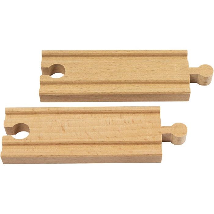 BRIO lige skinner, korte, 4 stk./ 1 pk.