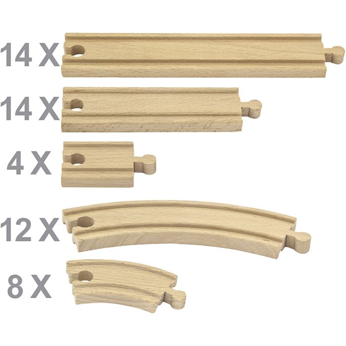 VIGA Togskinner, 52 dele/ 1 sæt