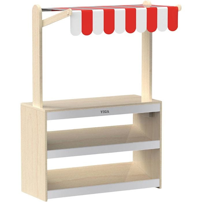 VIGA Madbod med Markise, 122 cm, 80, 44 cm, 1 stk.