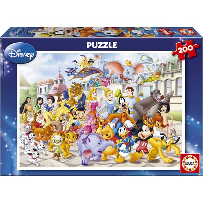 Puslespil Disney, 200 brikker, 1 stk.