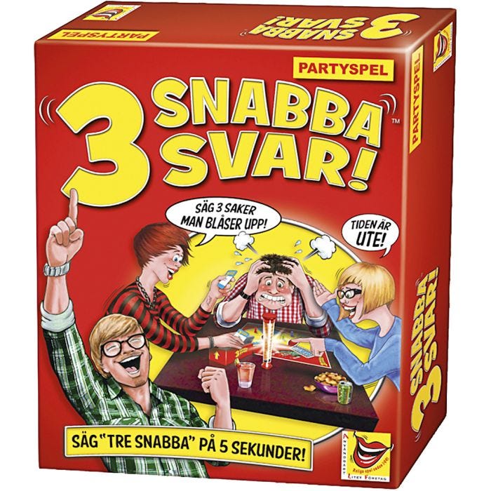 3 Snabba Svar, SE, 1 pk.