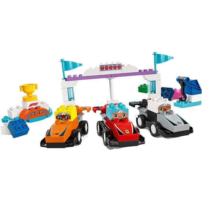 LEGO® DUPLO® F1®-teams med racerbiler, 70 dele/ 1 pk.
