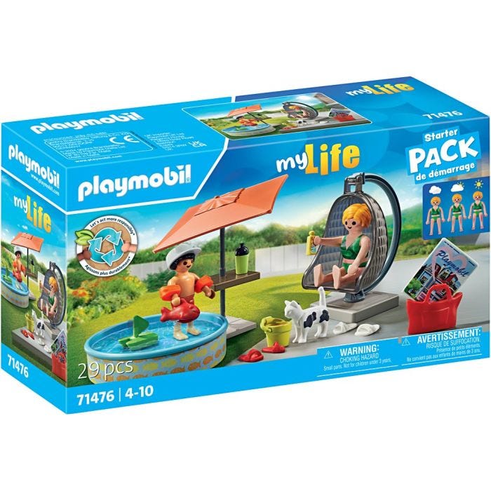 Playmobil Dukkehus Plaskesjov i haven, 29 dele/ 1 pk.