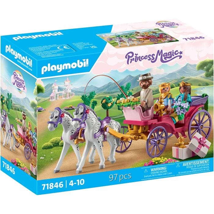 Playmobil Kongelig Karet, str. 9,0x19,7x26,0 cm, 97 dele/ 1 pk.