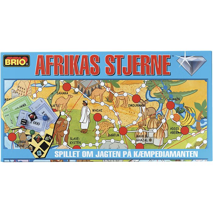 Afrikas Stjerne, DK, 1 stk., Dansk tekst