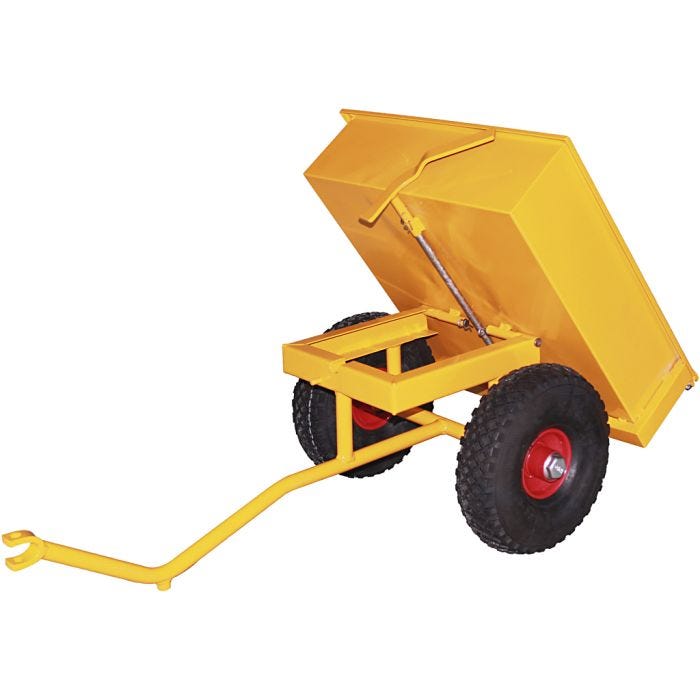 RABO Moon-Car Tipvogn, 48 cm, 111 cm, 54, gul, 1 stk.