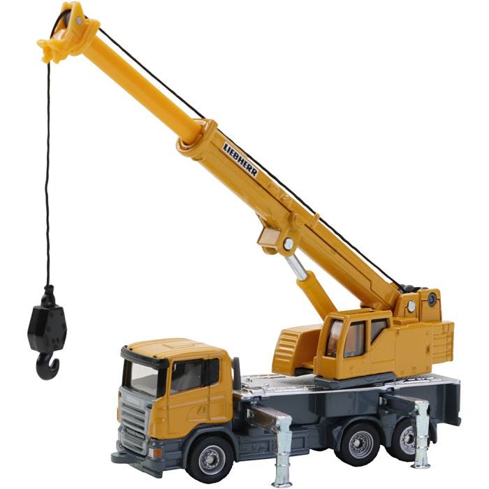 Siku Liebherr Mobilkran, 5x16x7,5 cm, 1 stk.