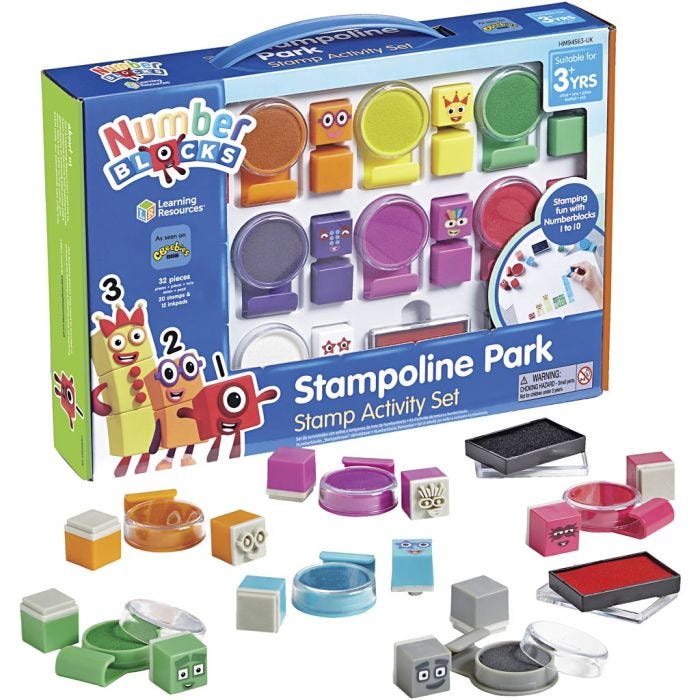 Numberblocks Stempelsæt, 32 dele/ 1 pk.