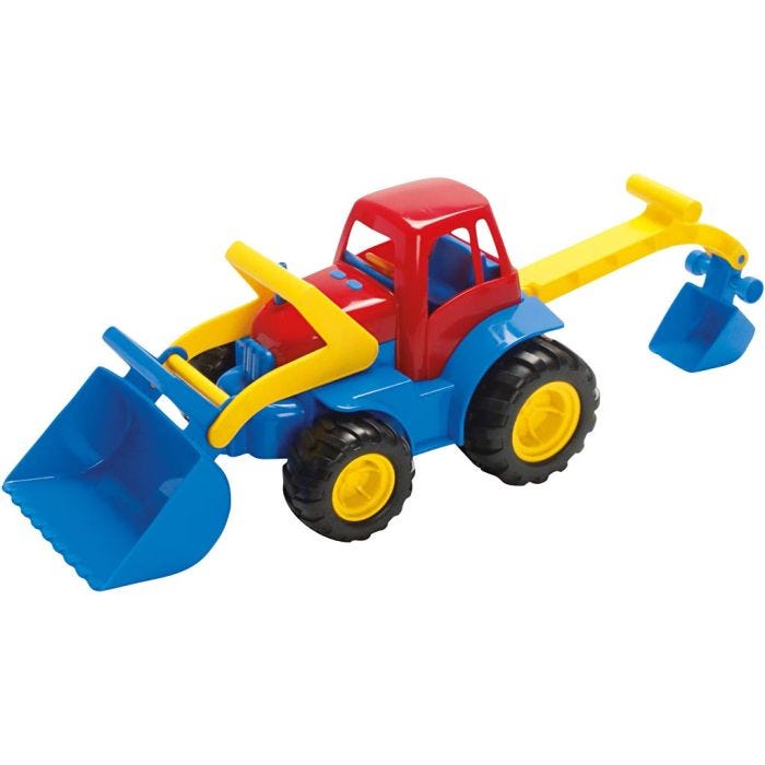 dantoy traktor med rendegraver, 30 cm, 1 pk.