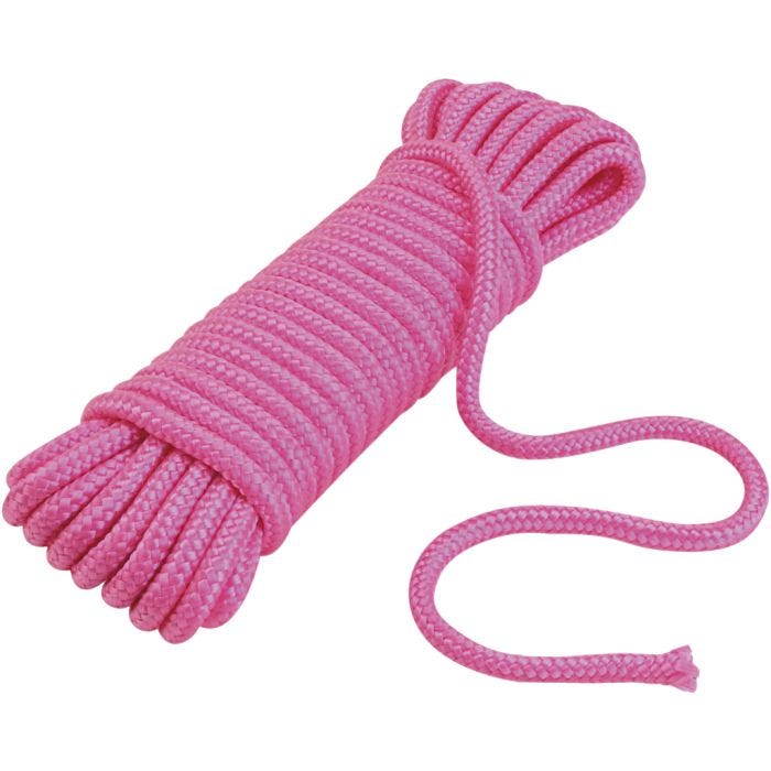 Sjippetov uden håndtag, diam. 7 mm, pink, 10 m/ 1 stk.