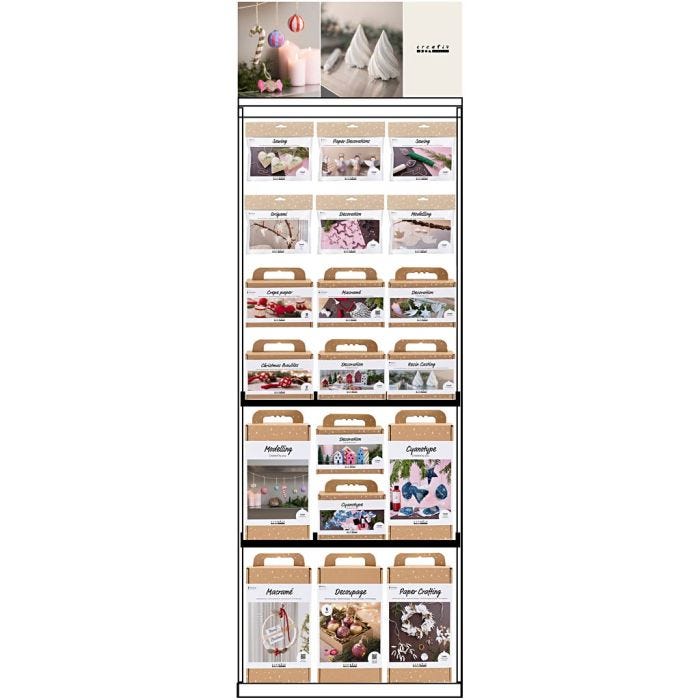 Gulvdisplay, samlet, Jul, voksen, 104 enh./ 1 stk.