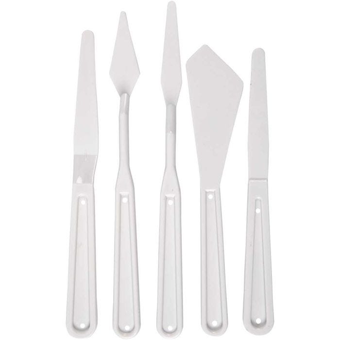 Spartler, 17-20 cm, 13-33 mm, hvid, 5stk./ 1 pk.