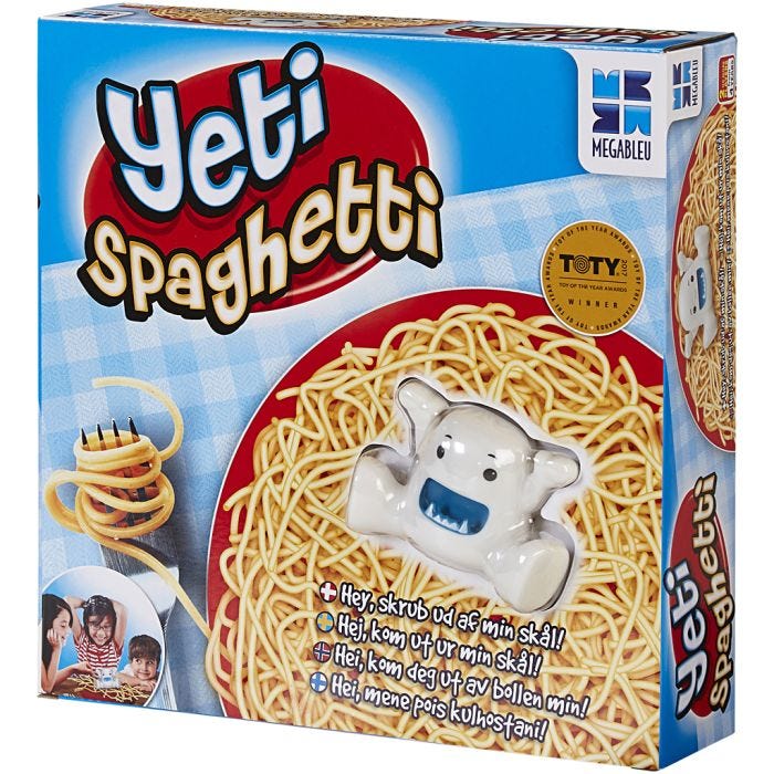 Yeti Spaghetti, DK, NO, SE, FI, 1 stk.