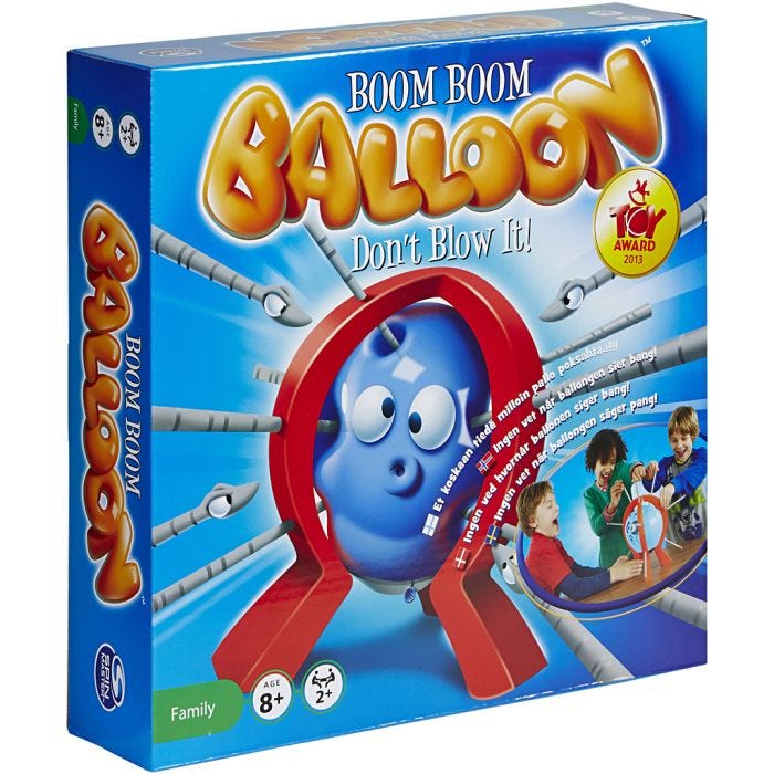 Boom Boom Balloon, DK, NO, SE, FI, 1 stk.