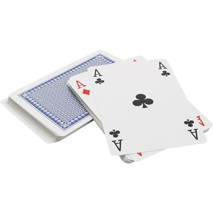 Jumbo Spillekort, str. 14 x 8,7 cm, 1 sæt