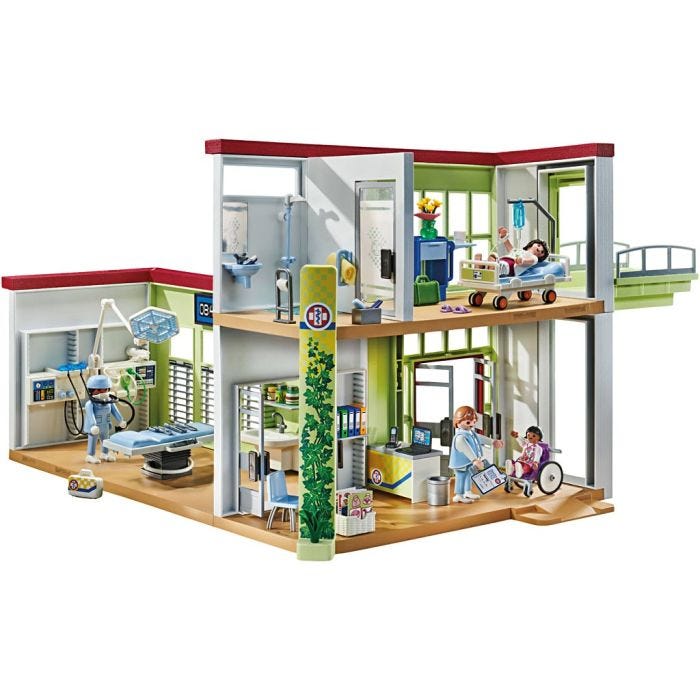 Playmobil Moderne Hospital, str. 70x31x34 cm, 1 pk.