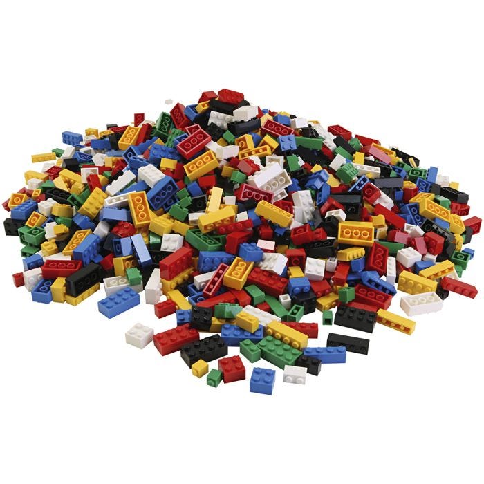 Q-bricks Klodser, 2000 stk./ 1 sæt