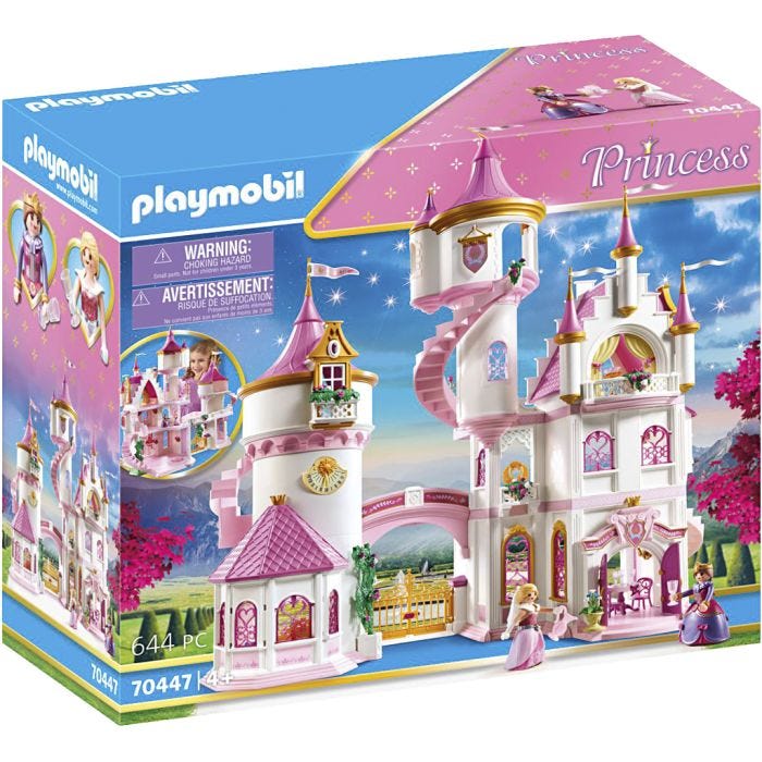 Playmobil Prinsesseslot, str. 80x47x82 cm, 1 sæt