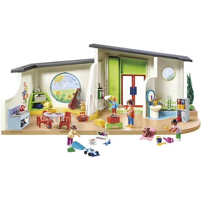 Playmobil Børnehaven Regnbuen, 50,5x27x19,5 cm, 1 sæt