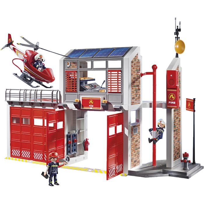 Playmobil Brandstation, 61x21x36 cm, 1 sæt