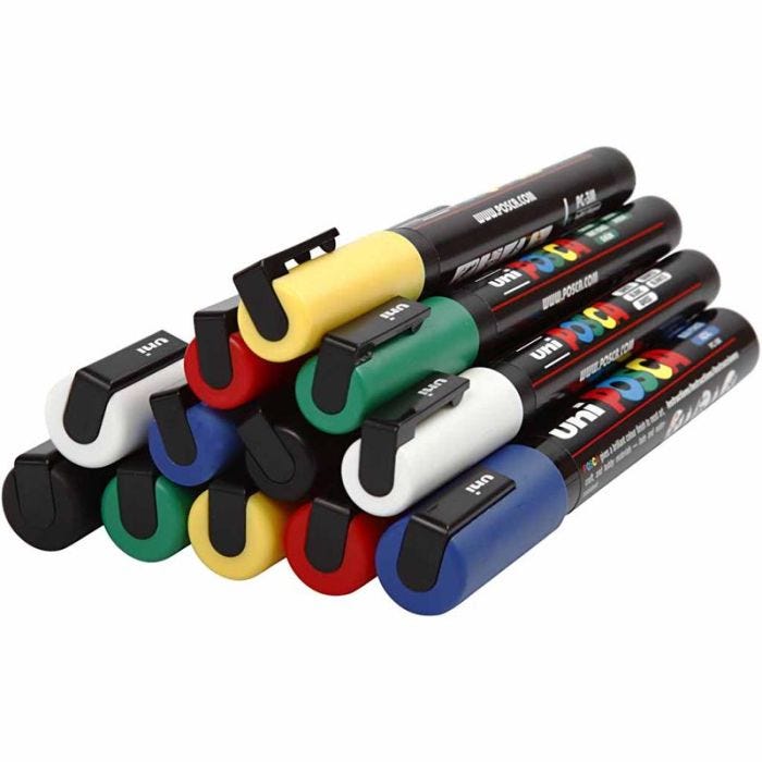 Posca Tusch, 12 stk./ 1 pk.
