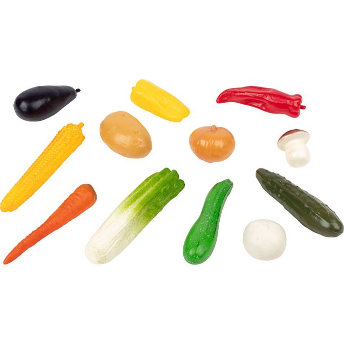 Plastgrøntsager, str. 7,5-27 cm, 12 stk./ 1 pk.