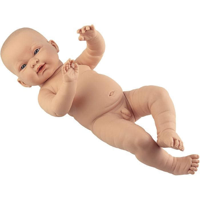 Babydukke, Lys dreng, 45 cm, 1 stk.