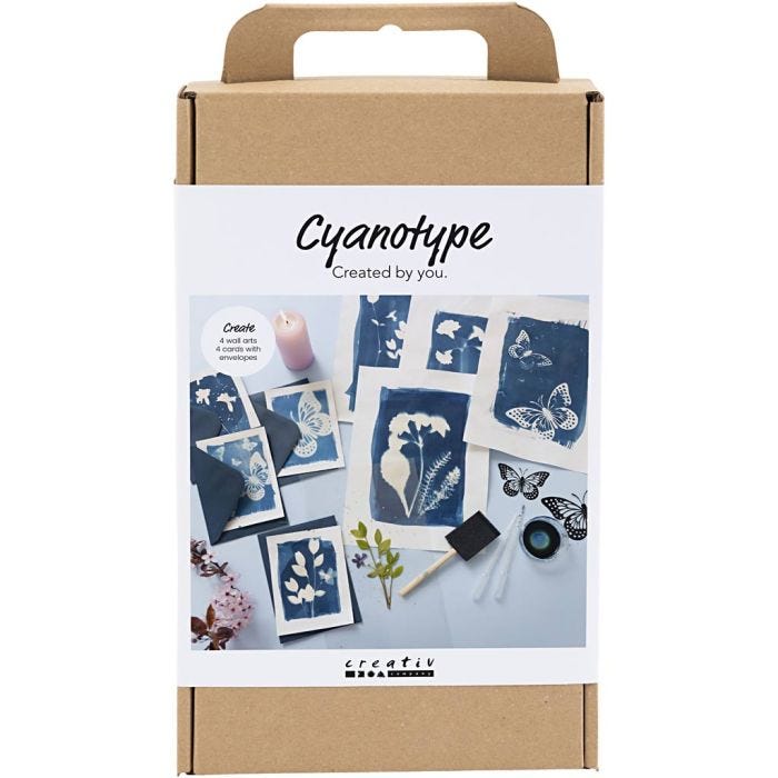 DIY Kit Cyanotypi, blå, 1 pk.