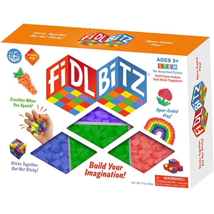 FidlBitz® Deluxe Set, str. 1 x 1 cm, ca 600 stk., 1 stk./ 1 pk.