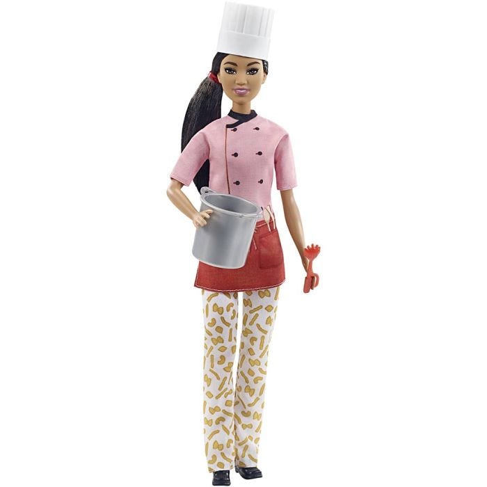 Barbie Karrieredukke, Kok, 30 cm, 1 stk.