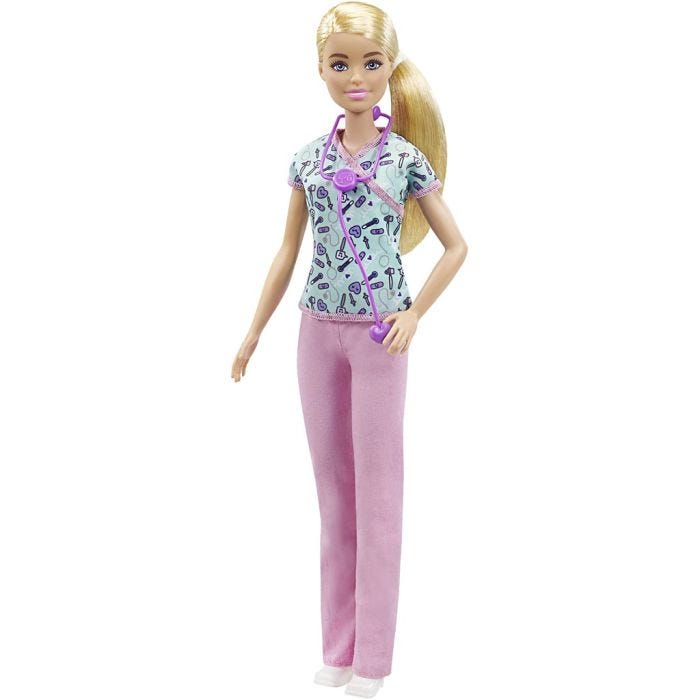 Barbie Karrieredukke, Sygeplejerske, 30 cm, 1 stk.