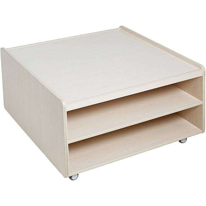 Nathan Legebord på Hjul, 49 cm, 86 cm, 1 stk.