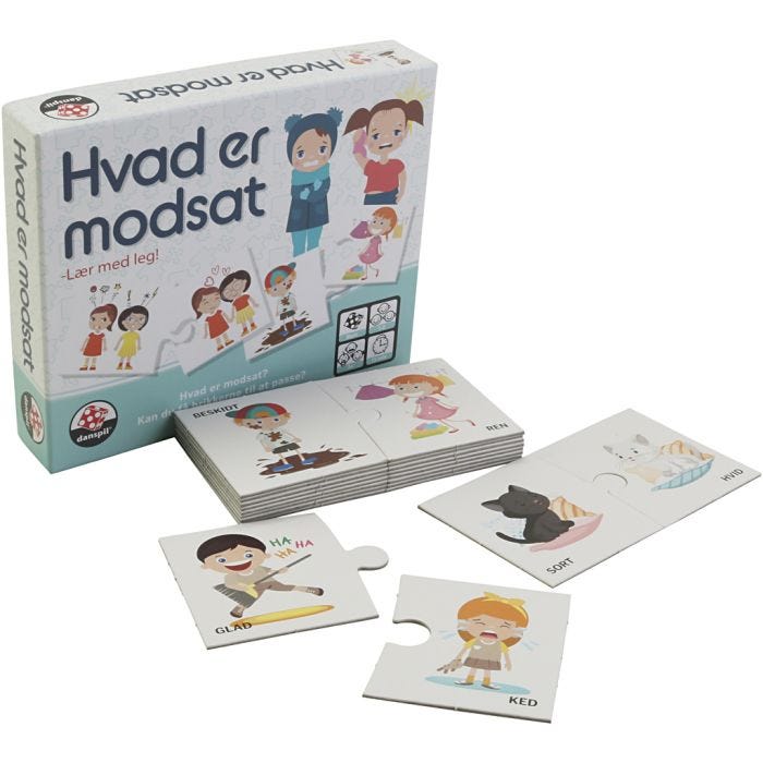 Hvad er modsat, 1 stk.