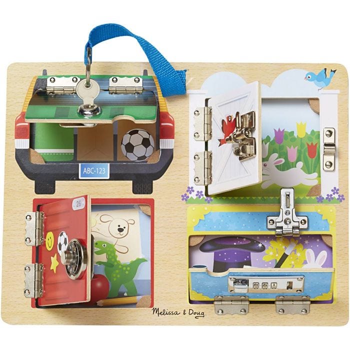Melissa &amp; Doug Låsebræt, 2,5, 31 cm, 23 cm, 1 stk.