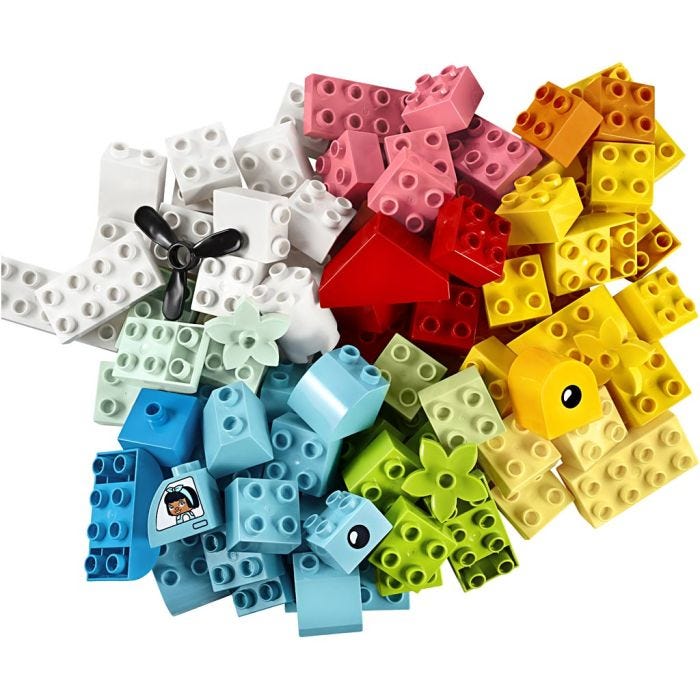 DUPLO® Hjerteæske, 80 dele/ 1 pk.
