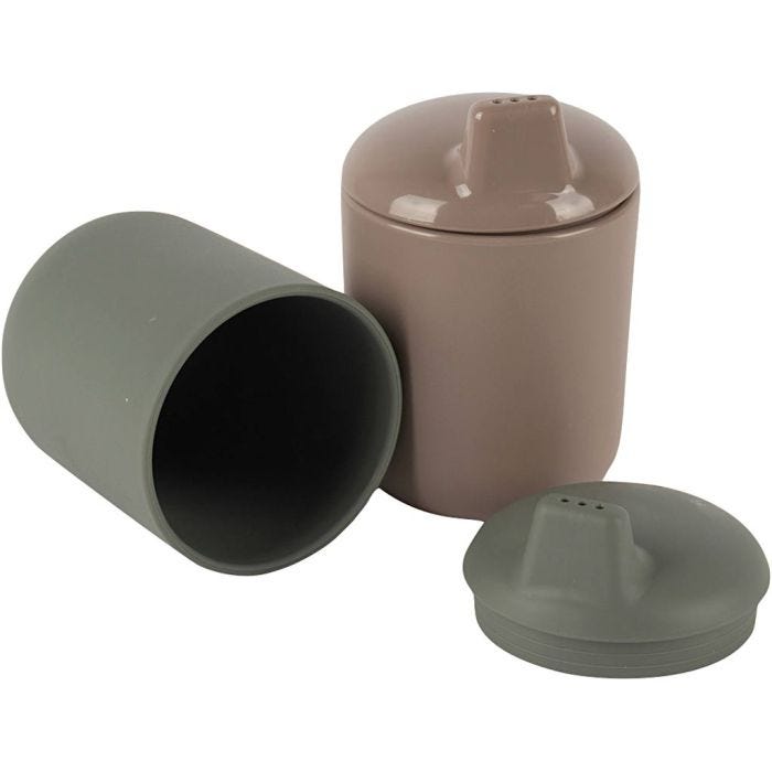 dantoy tiny tudekopper, H: 10 cm, diam. 7 cm, 2 stk./ 1 pk.