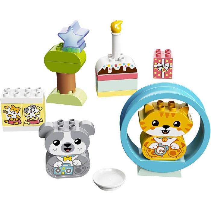 LEGO® DUPLO® Min Første Hvalp og Killing, 22 dele/ 1 pk.