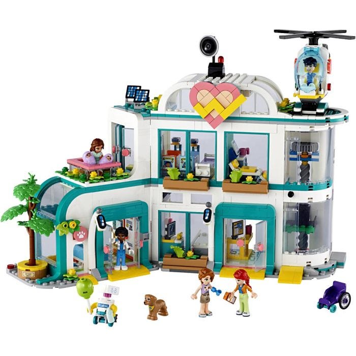 LEGO® Friends Heartlake City Hospital, 1045dele/ 1 pk.