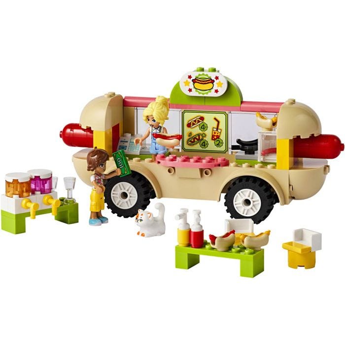 LEGO® Friends Pølsevogn, 100 dele/ 1 pk.