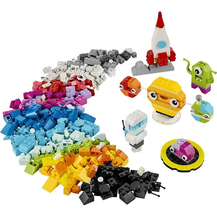 LEGO® Classic Kreative Planeter, 450dele/ 1 pk.