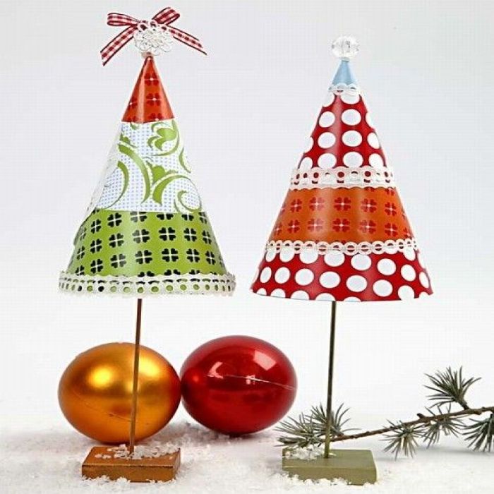 Juletræ på metalfod