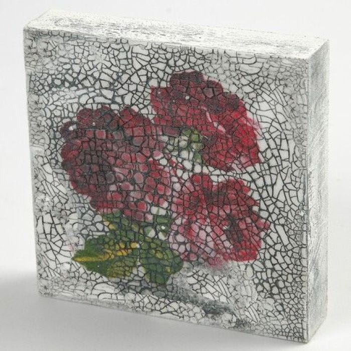 Sådan laver du krakelering på serviet decoupage