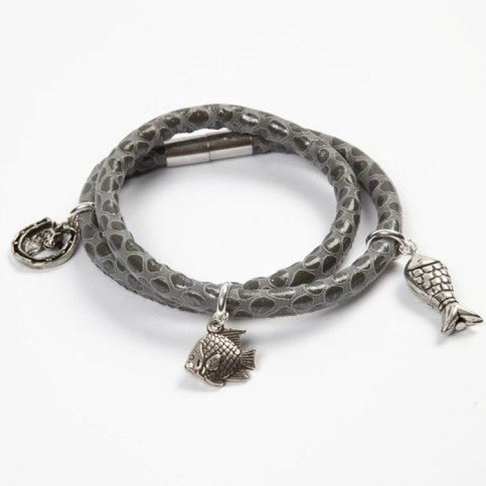 Armbånd af slangesnøre