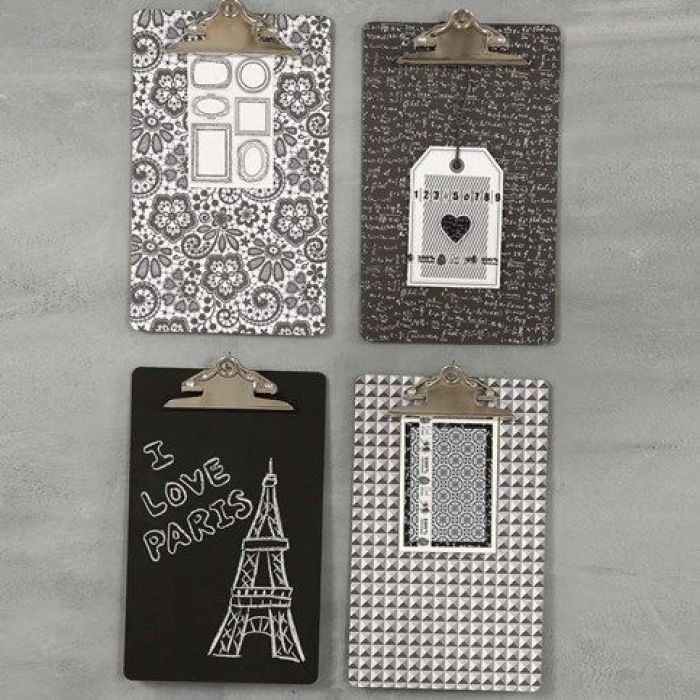 Clipboard med dekoration