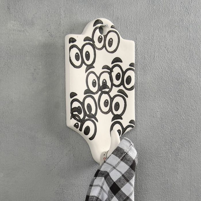 Stempeltryk på knage af terrakotta