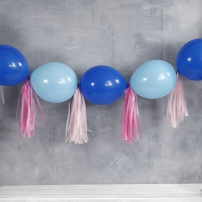 Ballonranke af kædeballoner og kvaste