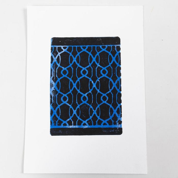 Sådan laver du gelprint med stencils