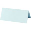 Bordkort, str. 9x4 cm, 220 g, lyseblå, 20 stk./ 1 pk.