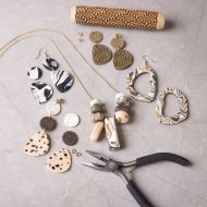Start DIY Kit: Lær at lave smykkedele i ler, der hærder i ovn