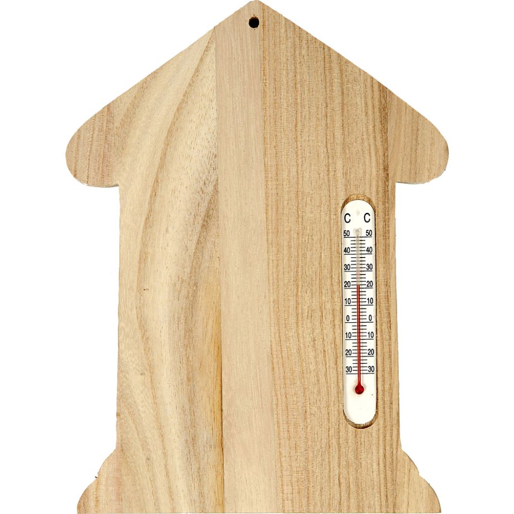 Termometer-hus, 23,5x16,5 cm, Kejsertræ, 1 Stk. | Varenr: 57567 - CChobby